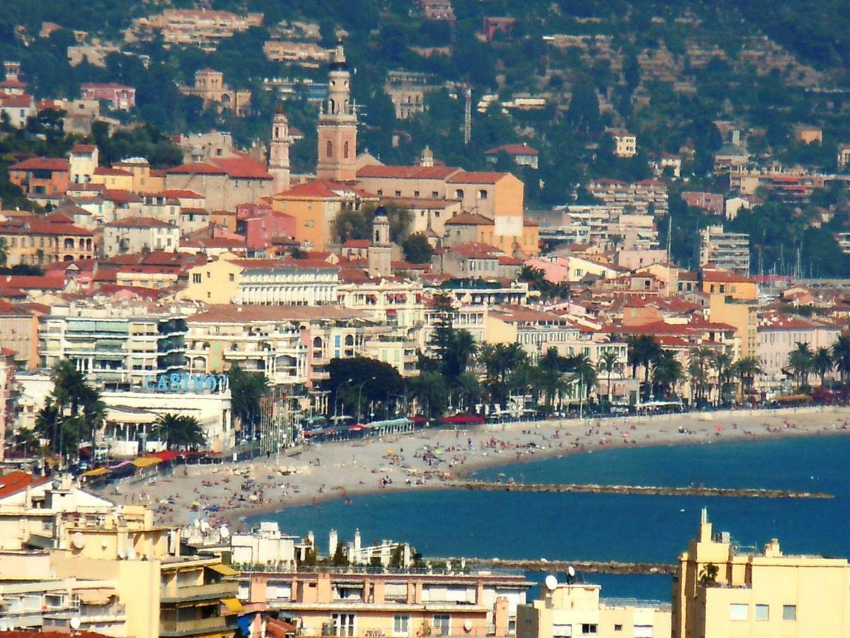 Residence Le Mediterranee Menton Bagian luar foto
