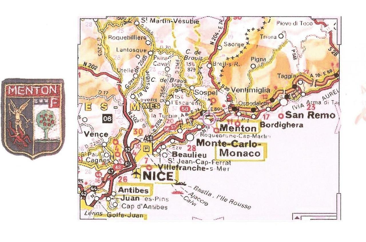 Residence Le Mediterranee Menton Bagian luar foto